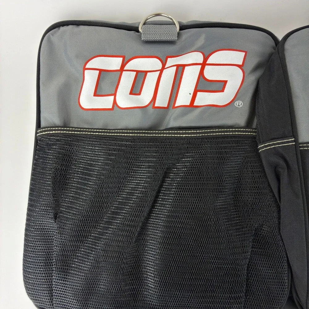 Vintage Converse CONS Duffle Bag Gray Black Large Gym Travel Sport Bag NWT NOS
